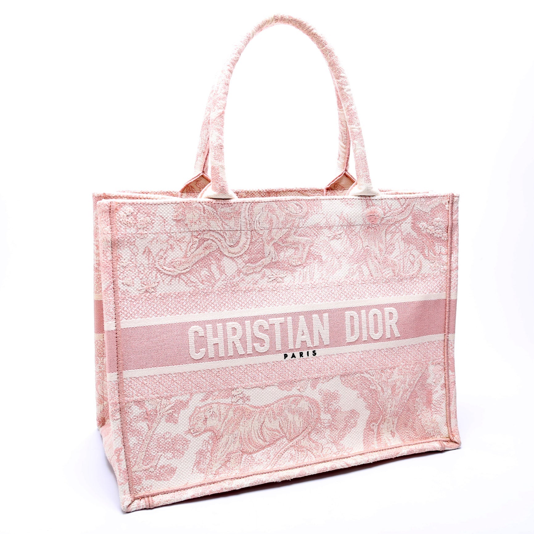 Book Tote Medium Etoile De Jouy Pink