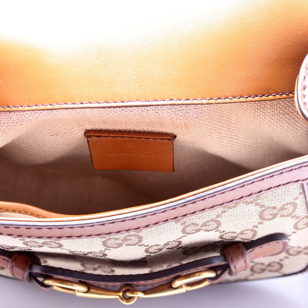384821 GG Canvas Lady Web Small Shoulder Bag