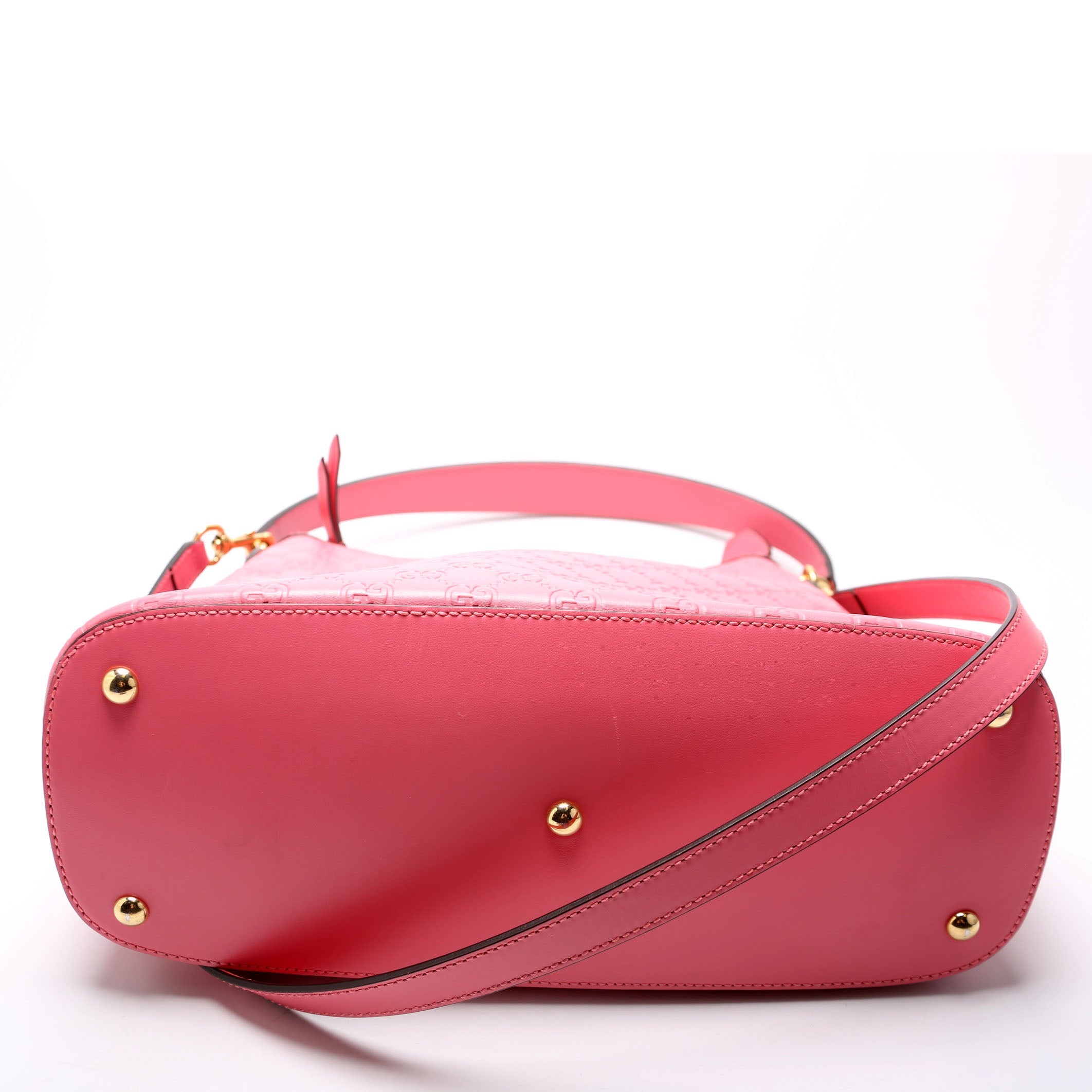 414930 GG Sig Leather Hobo Pink