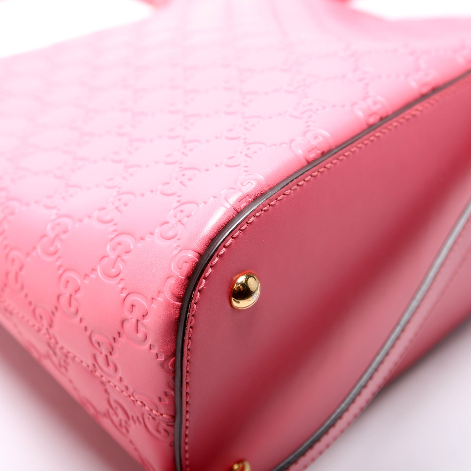 414930 GG Sig Leather Hobo Pink