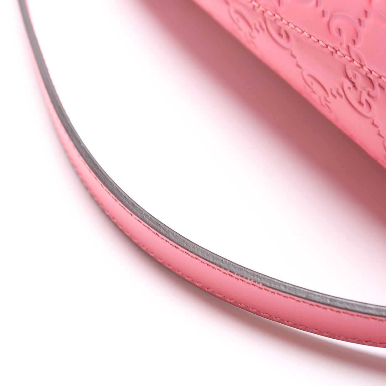 414930 GG Sig Leather Hobo Pink