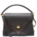 Double V Leather Black