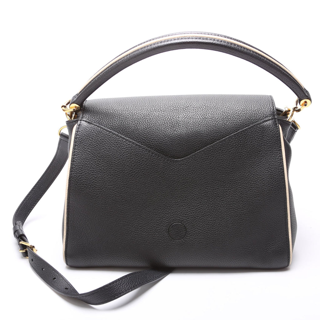 Double V Leather Black
