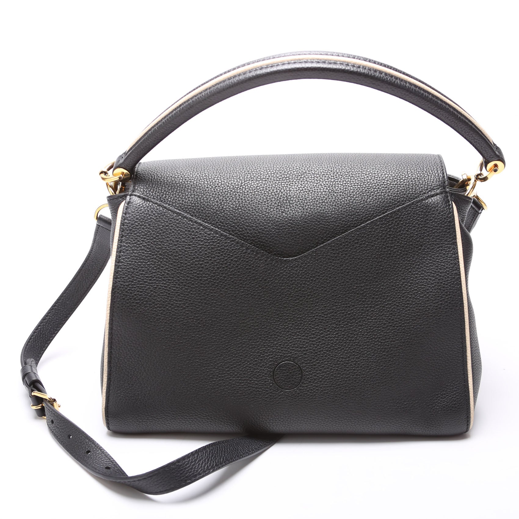 Double V Leather Black