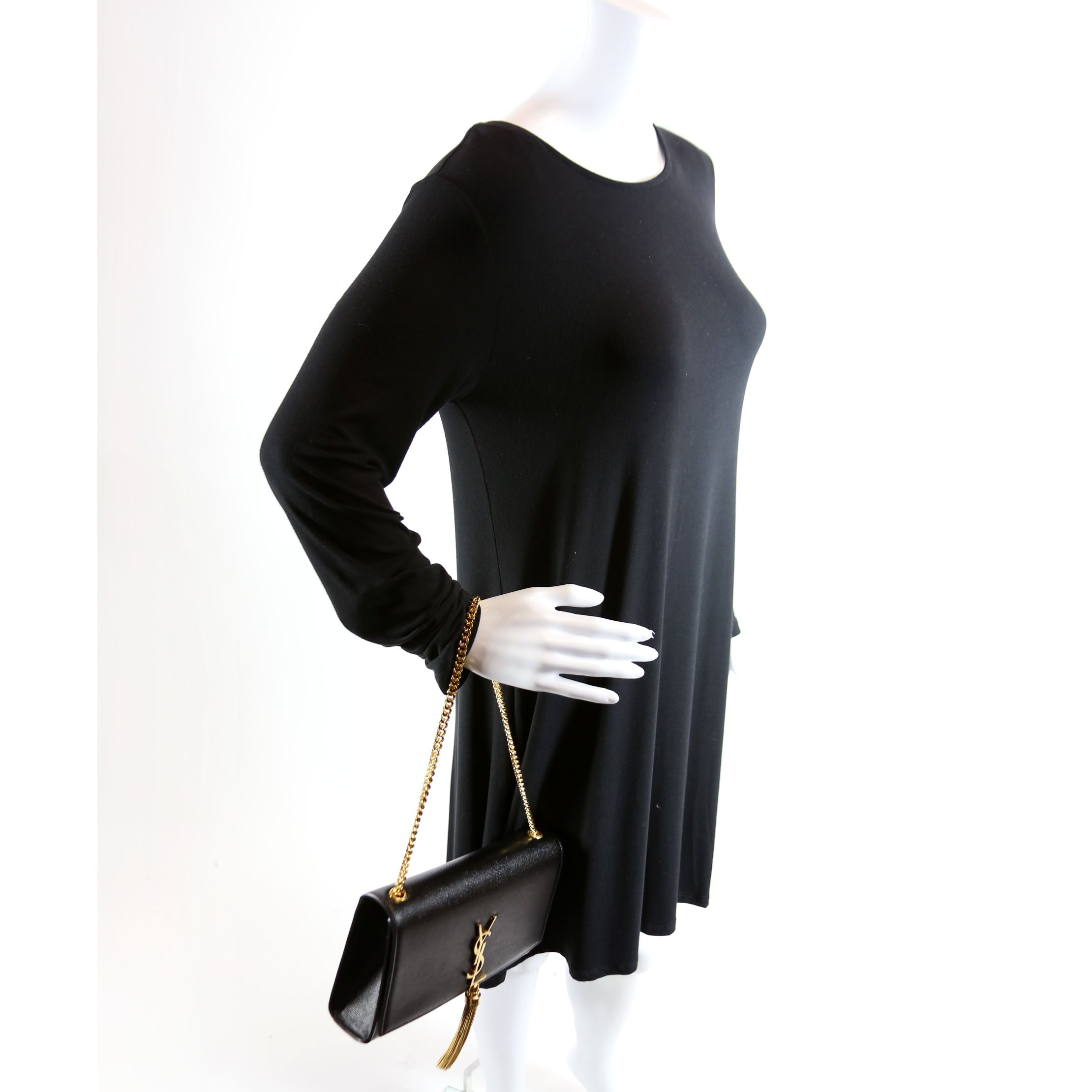 Kate Tassel Satchel Medium Black