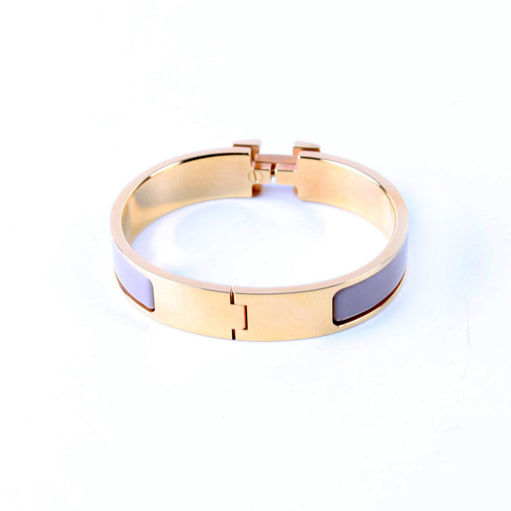 Clic Clac Narrow PM Bracelet Gold/Beige