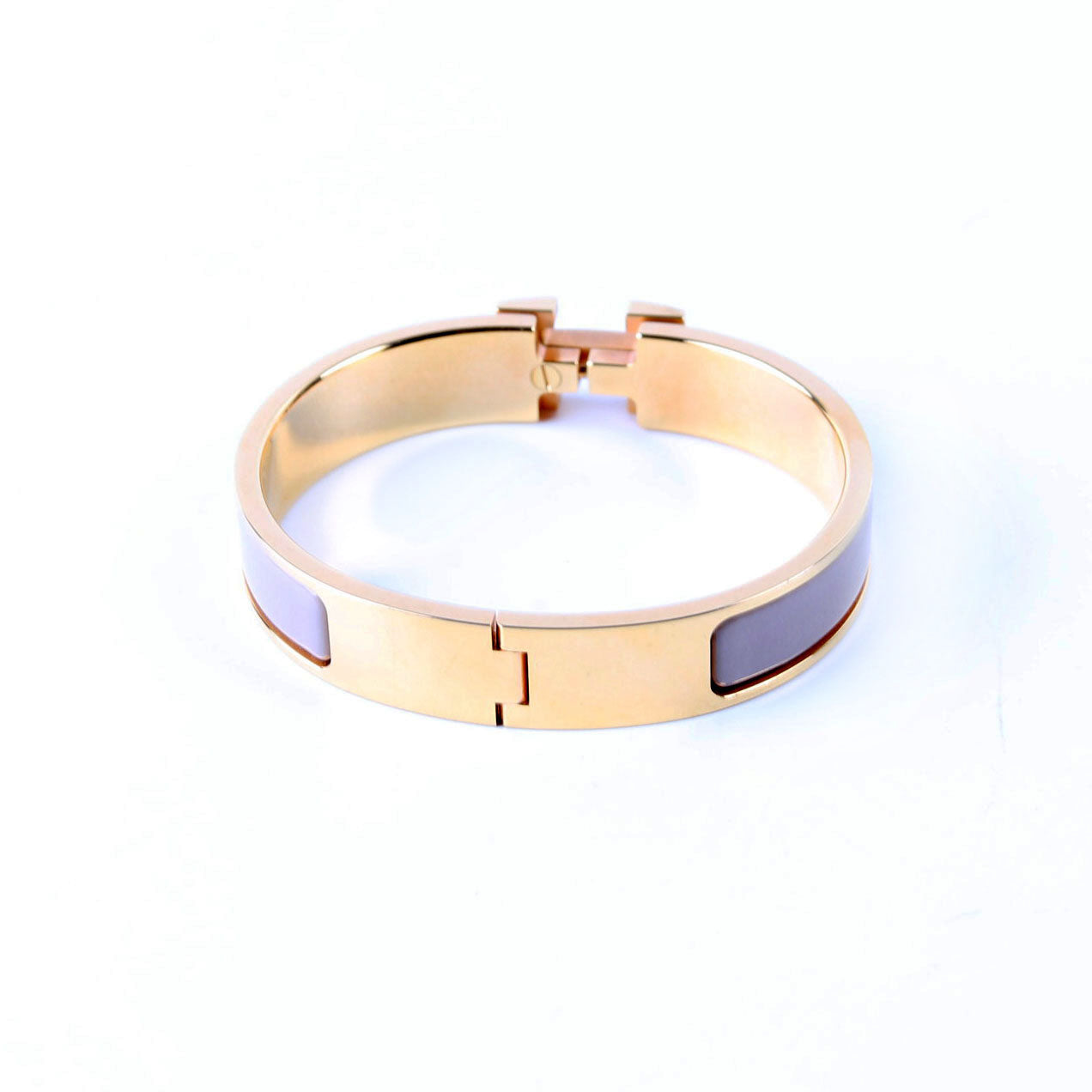 Clic Clac Narrow PM Bracelet Gold/Beige