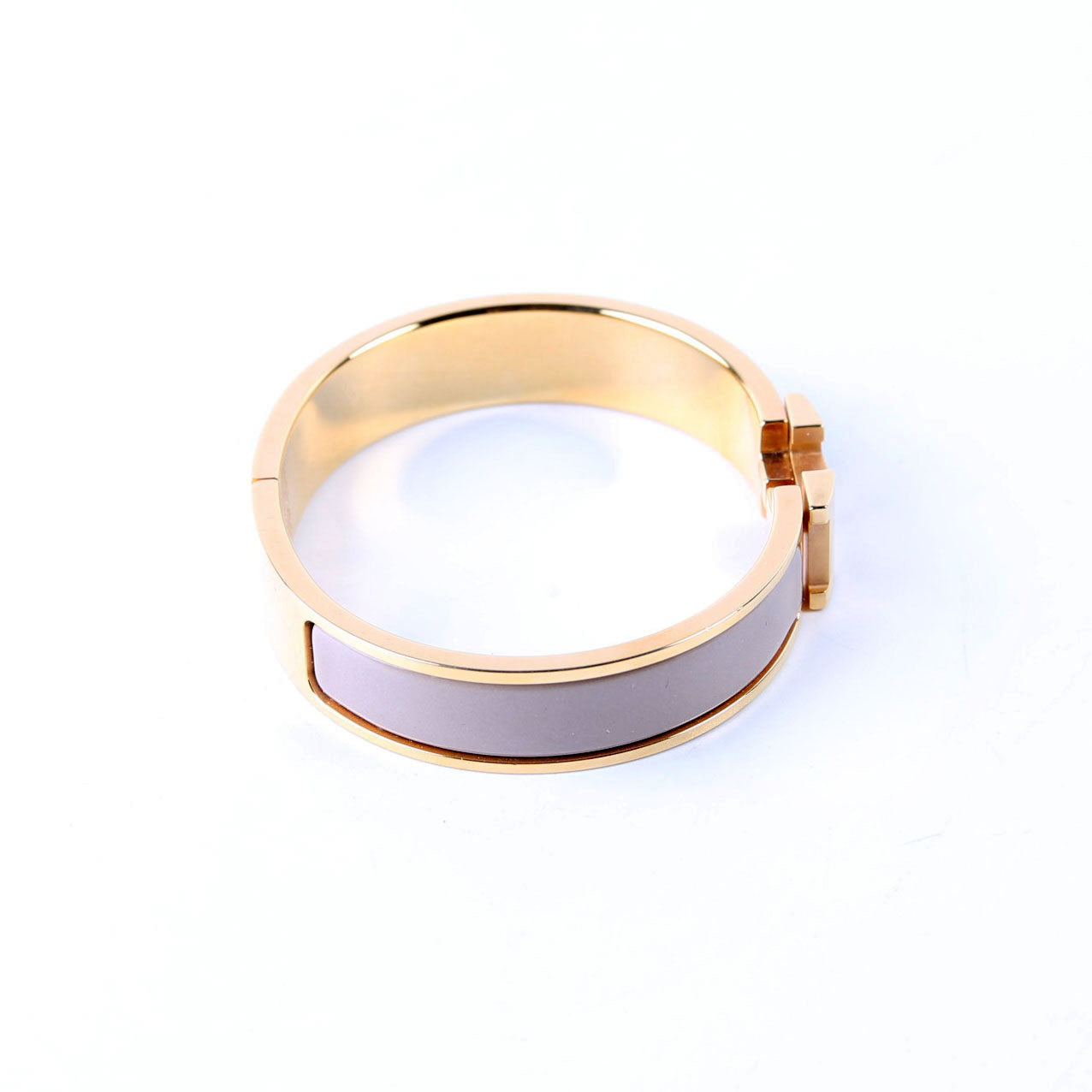 Clic Clac Narrow PM Bracelet Gold/Beige