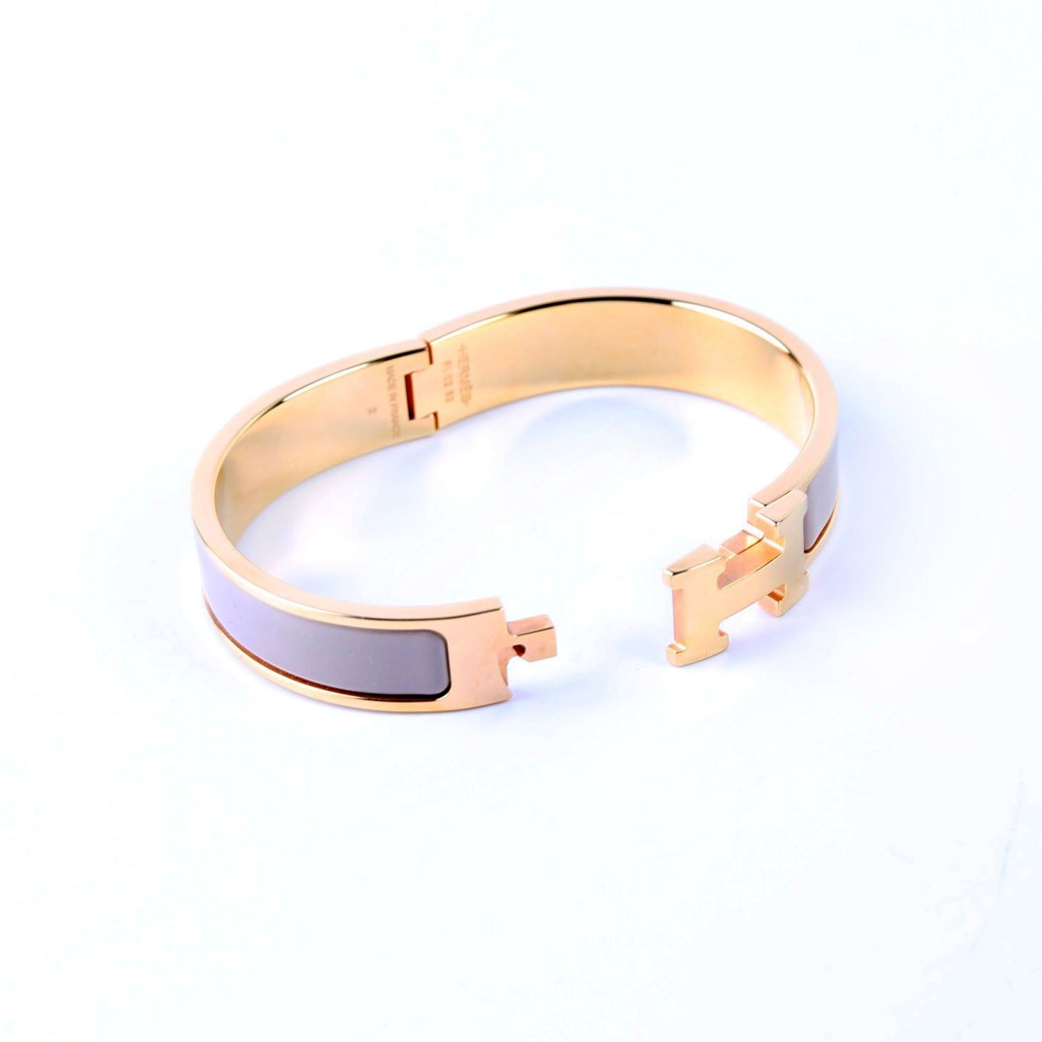 Clic Clac Narrow PM Bracelet Gold/Beige
