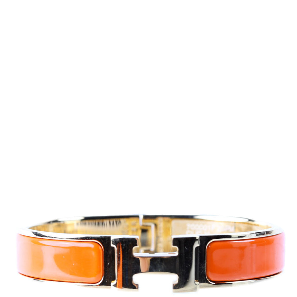 Clic Clac Narrow PM Bracelet Gold/Orange