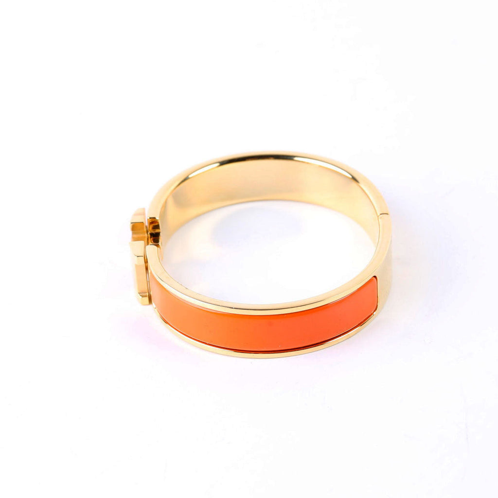 Clic Clac Narrow PM Bracelet Gold/Orange