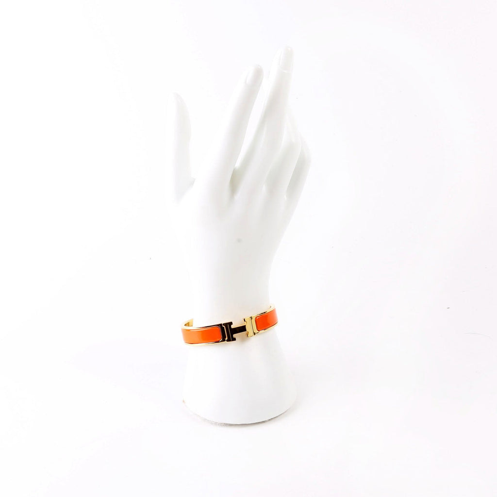 Clic Clac Narrow PM Bracelet Gold/Orange