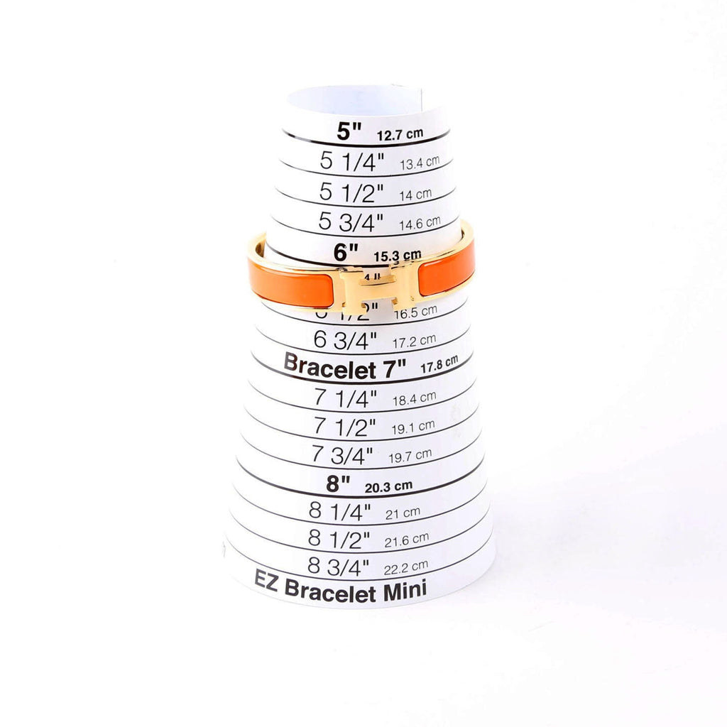 Clic Clac Narrow PM Bracelet Gold/Orange