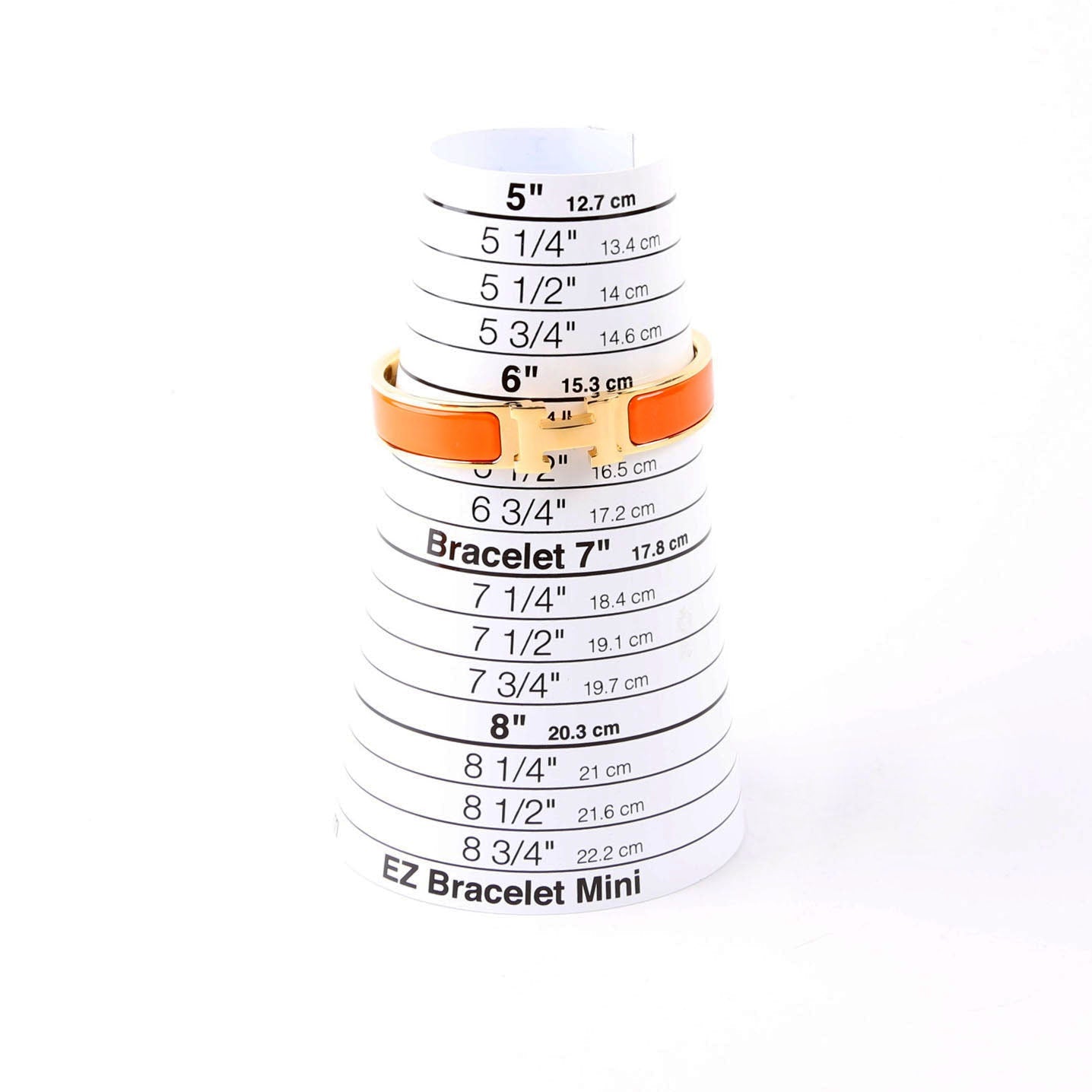 Clic Clac Narrow PM Bracelet Gold/Orange