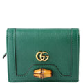 658244 Diana Card Case Wallet Green