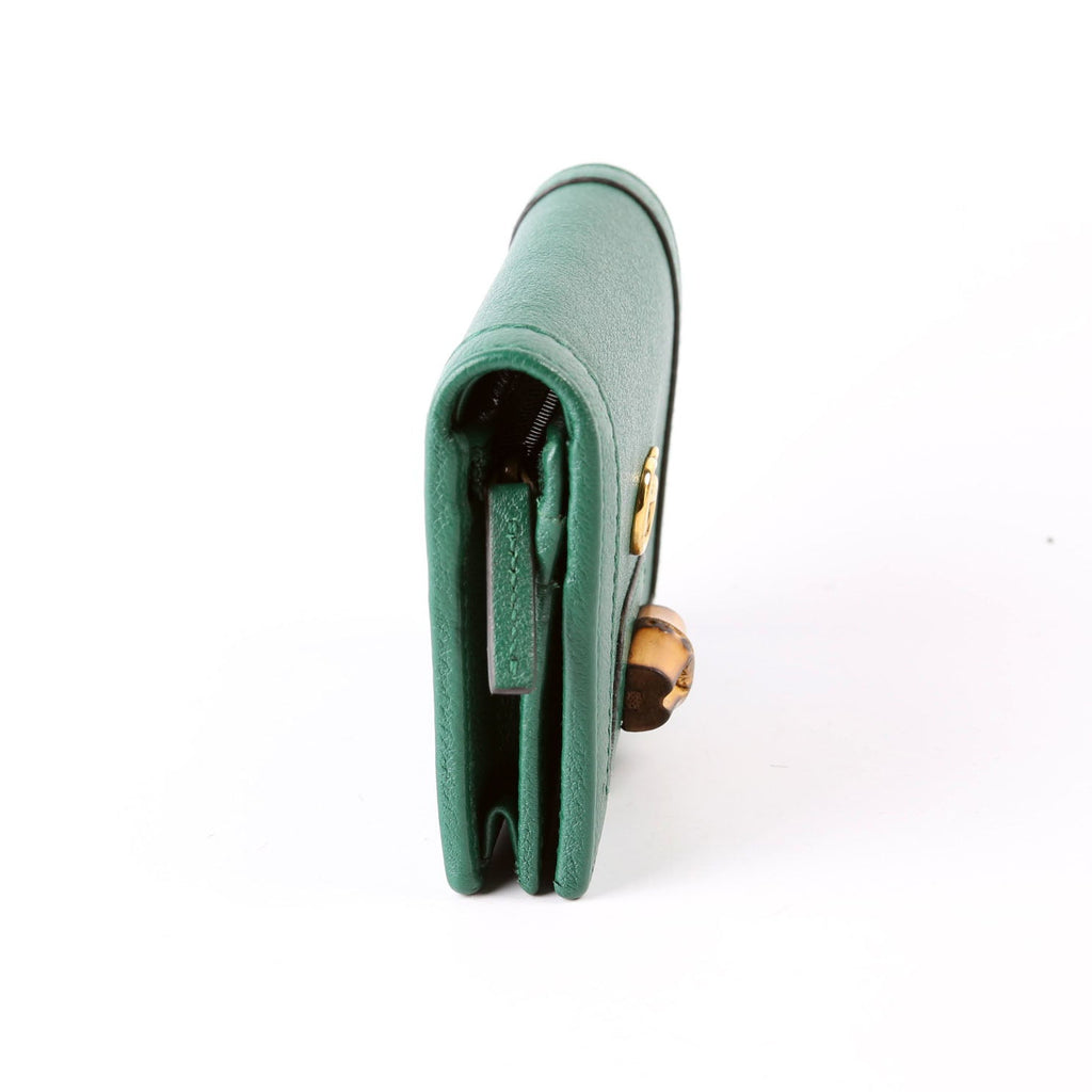 658244 Diana Card Case Wallet Green