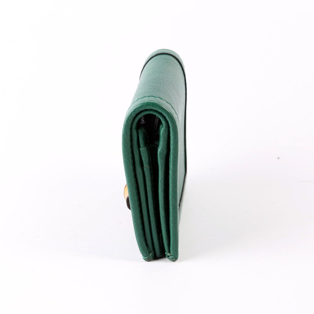 658244 Diana Card Case Wallet Green