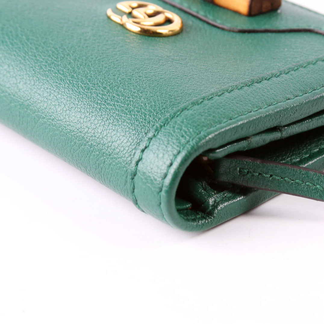 658244 Diana Card Case Wallet Green