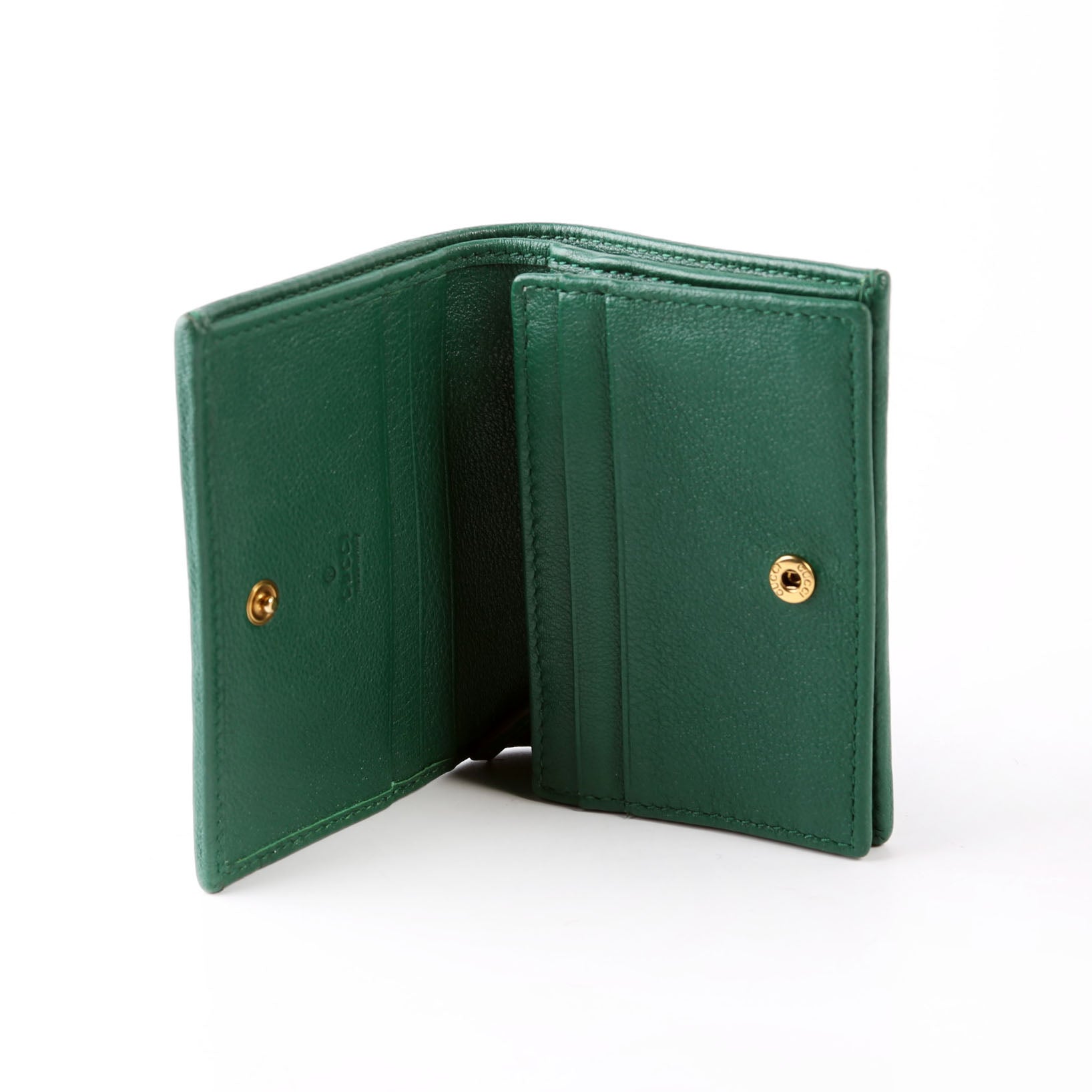 658244 Diana Card Case Wallet Green