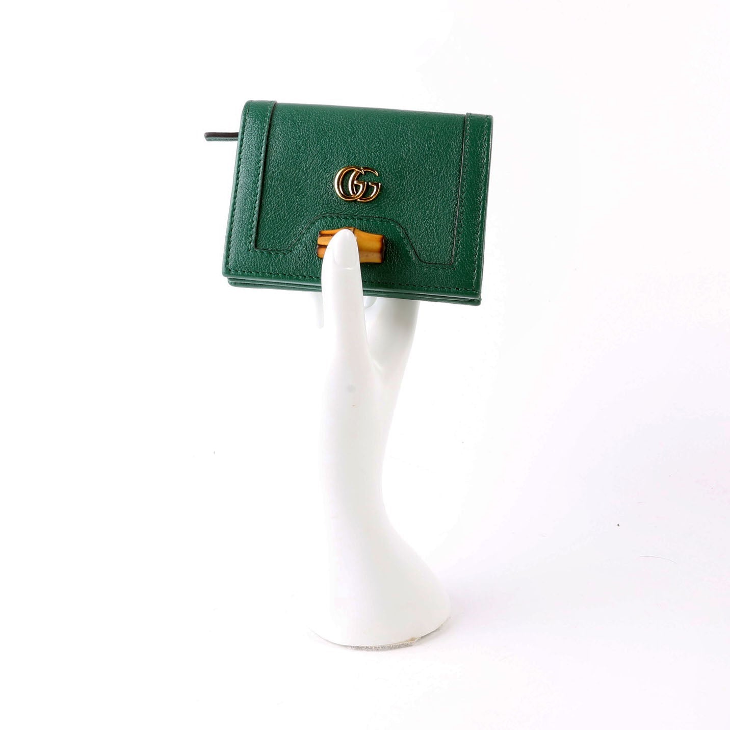 658244 Diana Card Case Wallet Green