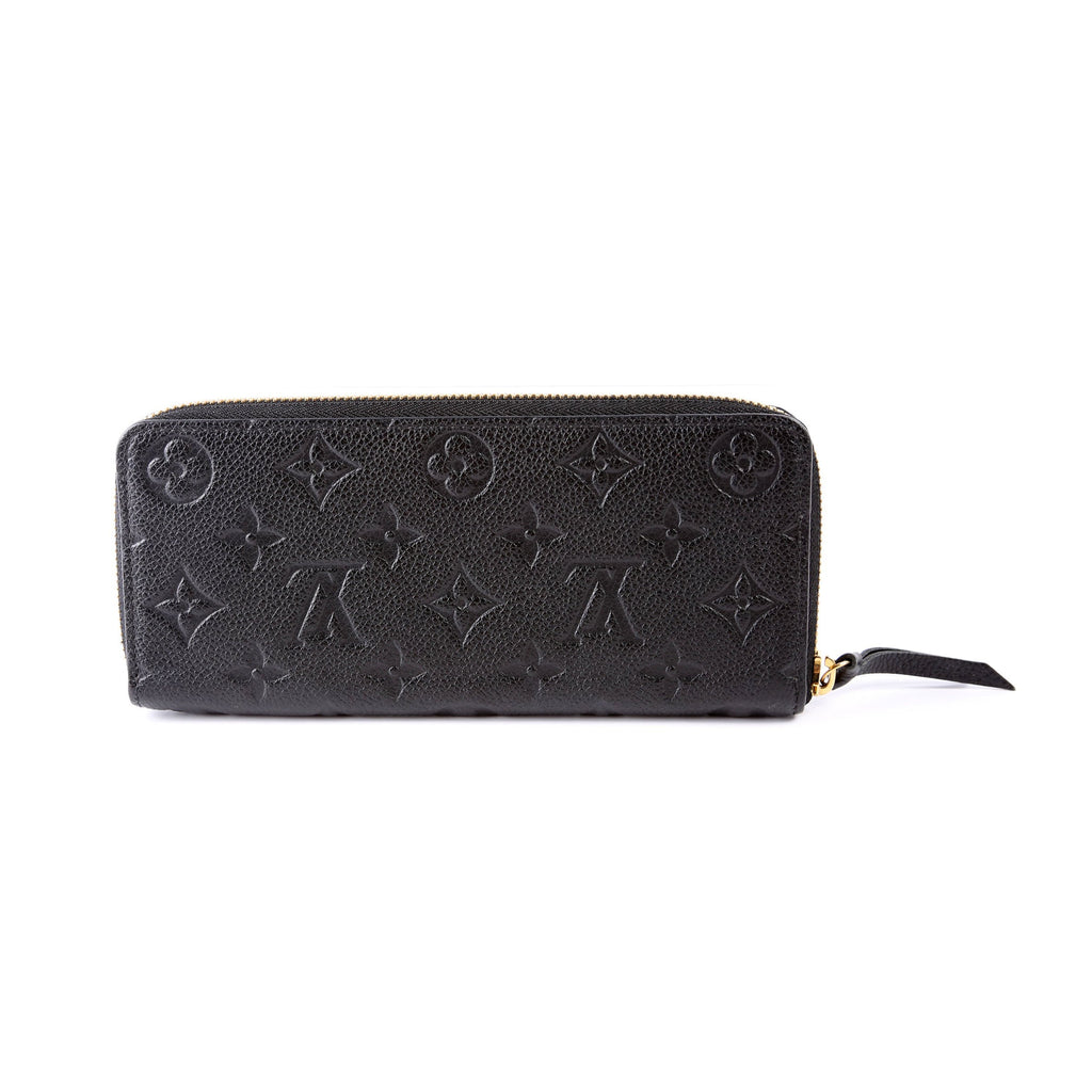Clemence Wallet Empreinte Black