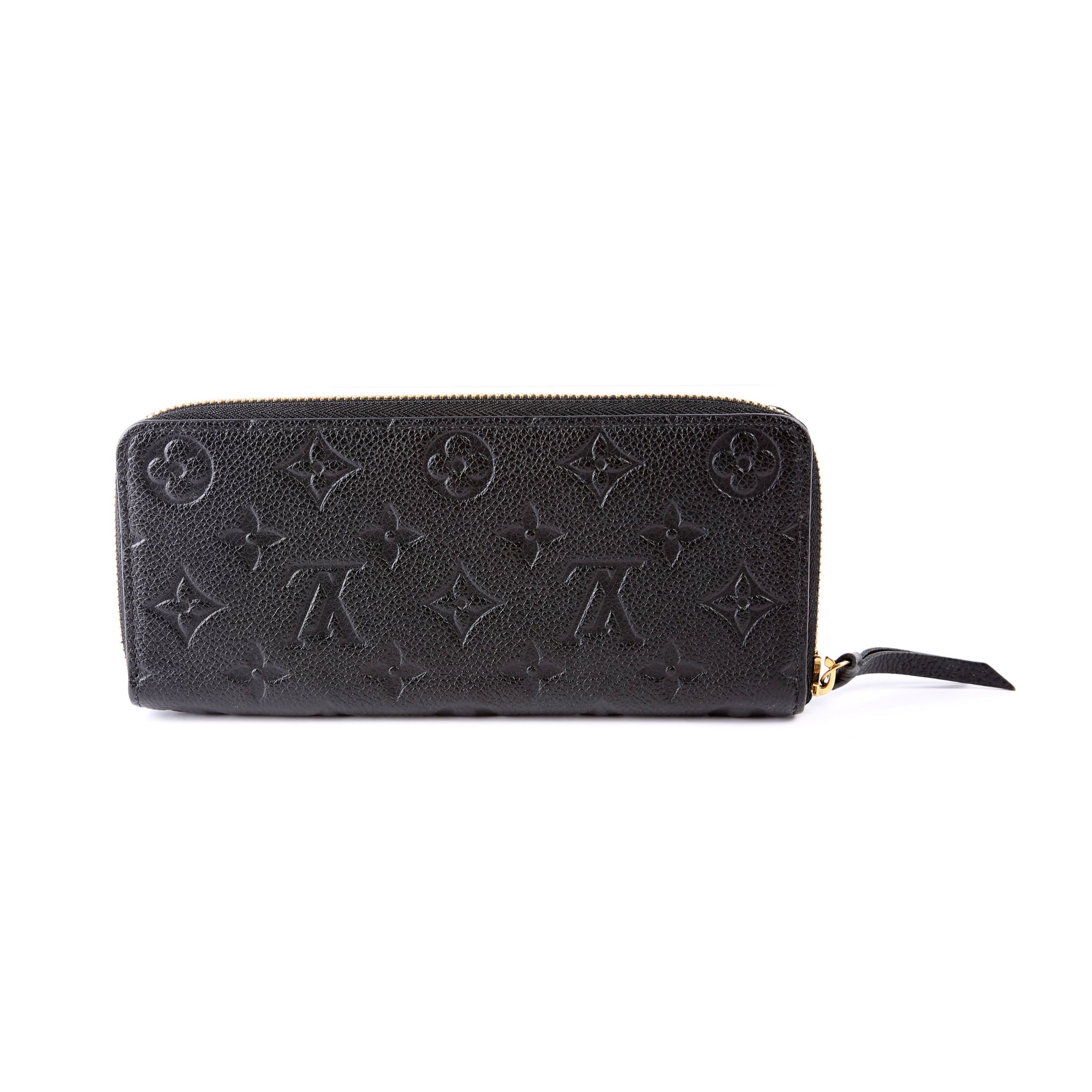 Clemence Wallet Empreinte Black