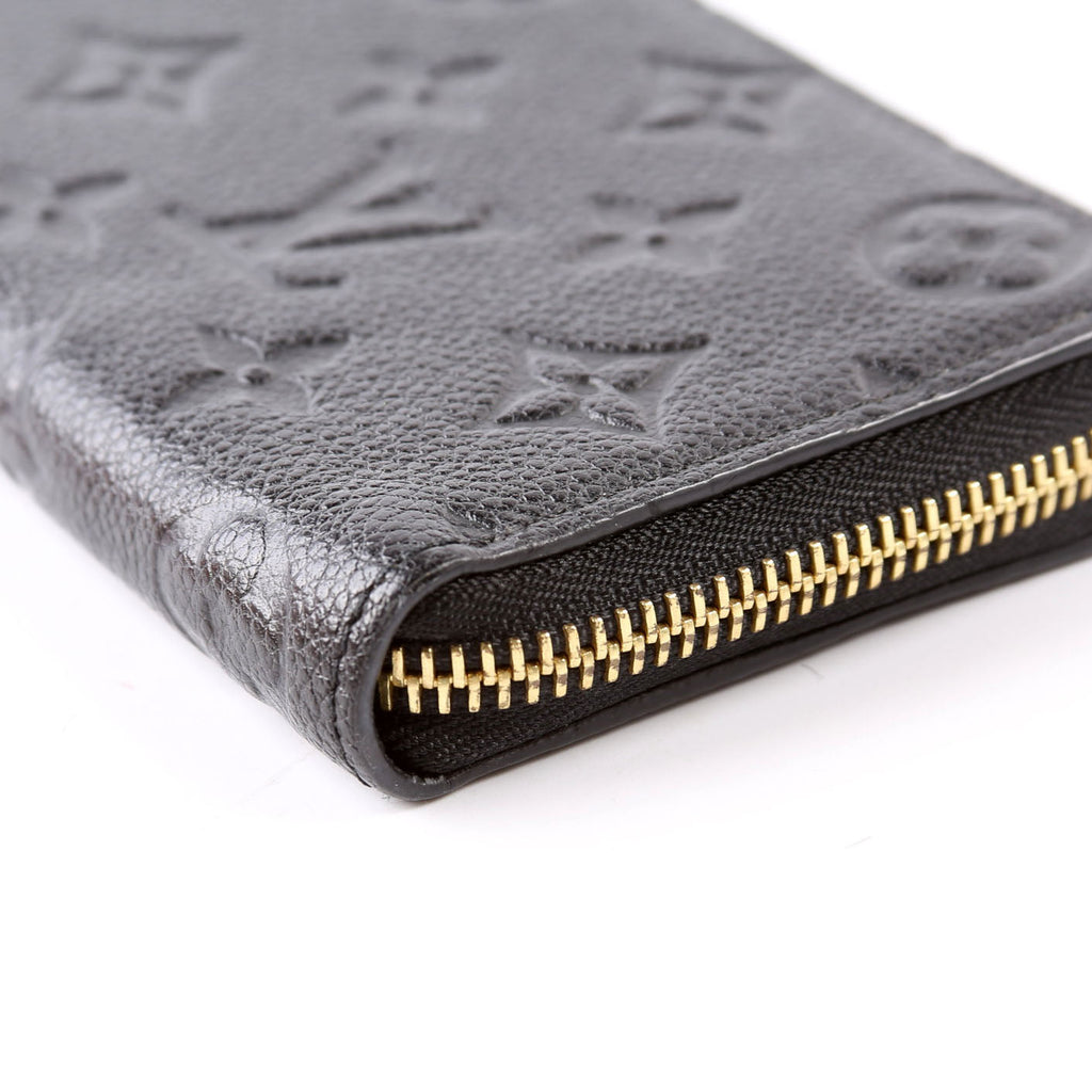 Clemence Wallet Empreinte Black