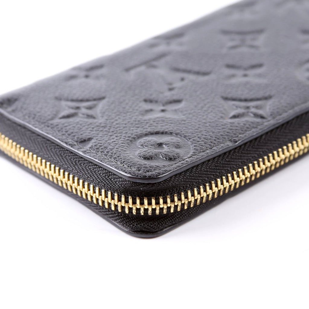 Clemence Wallet Empreinte Black