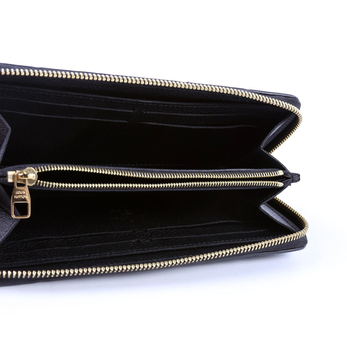 Clemence Wallet Empreinte Black