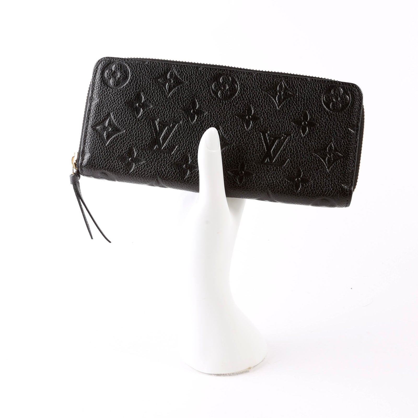 Clemence Wallet Empreinte Black