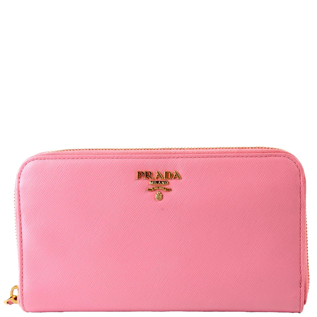 Saffiano Zip Around Wallet 1ML506 Pink