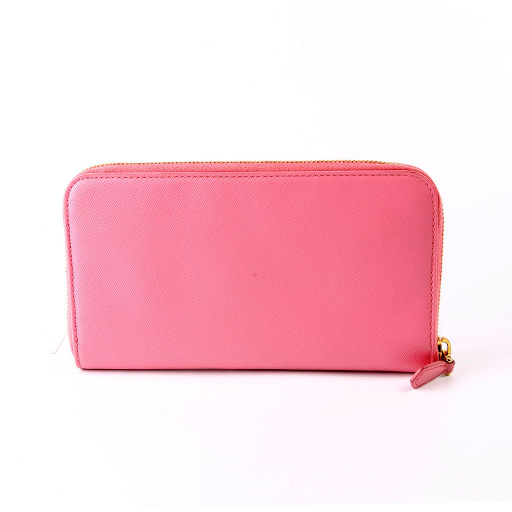 Saffiano Zip Around Wallet 1ML506 Pink