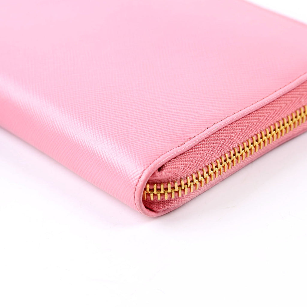 Saffiano Zip Around Wallet 1ML506 Pink