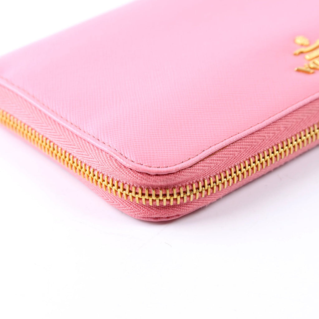 Saffiano Zip Around Wallet 1ML506 Pink