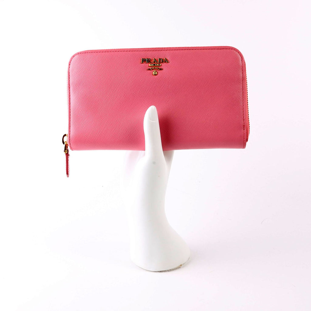 Saffiano Zip Around Wallet 1ML506 Pink