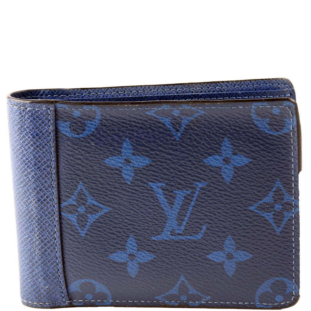 Mens Multiple Wallet Taigarama Blue