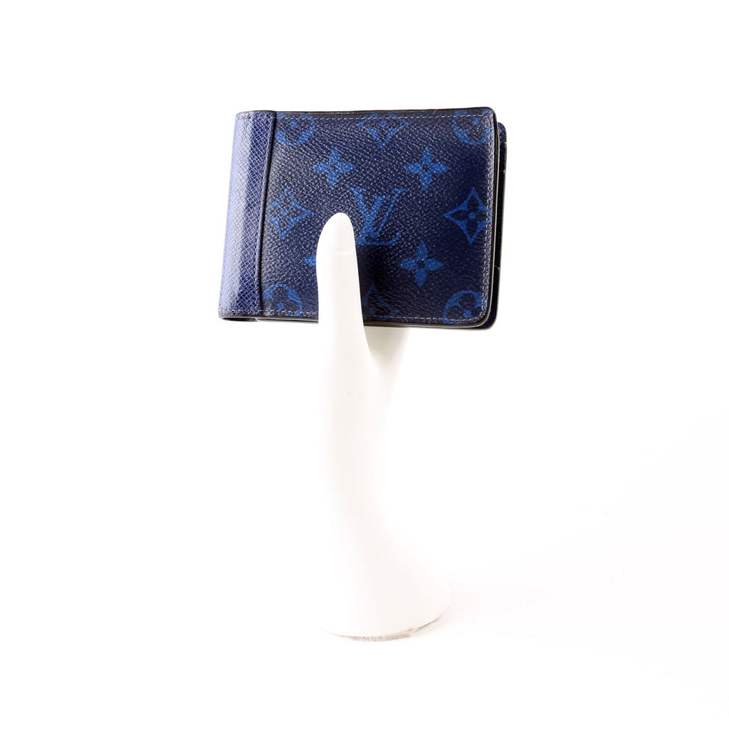 Mens Multiple Wallet Taigarama Blue