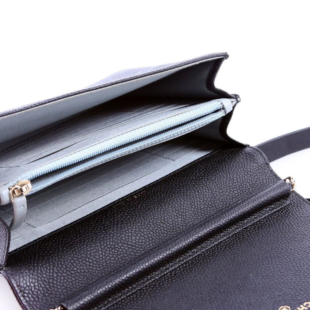 WOC Square Cuba Grained Calfskin Black