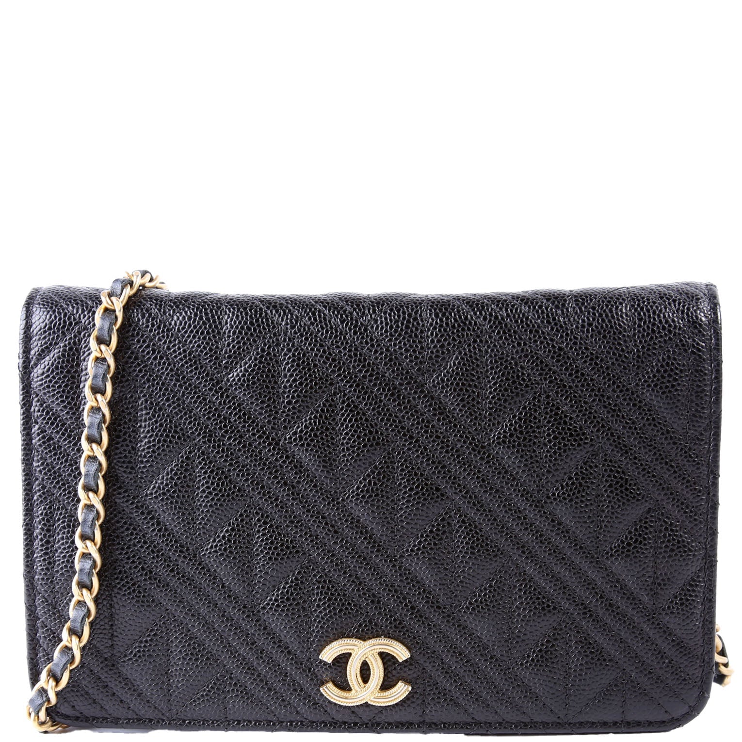 WOC Ancient Greek Quilted Caviar Black