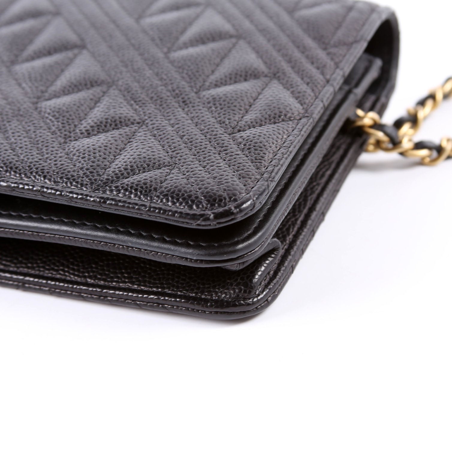 WOC Ancient Greek Quilted Caviar Black