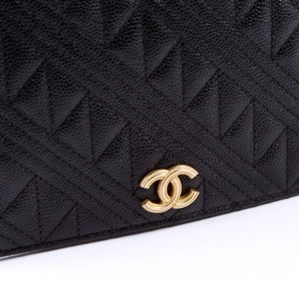 WOC Ancient Greek Quilted Caviar Black