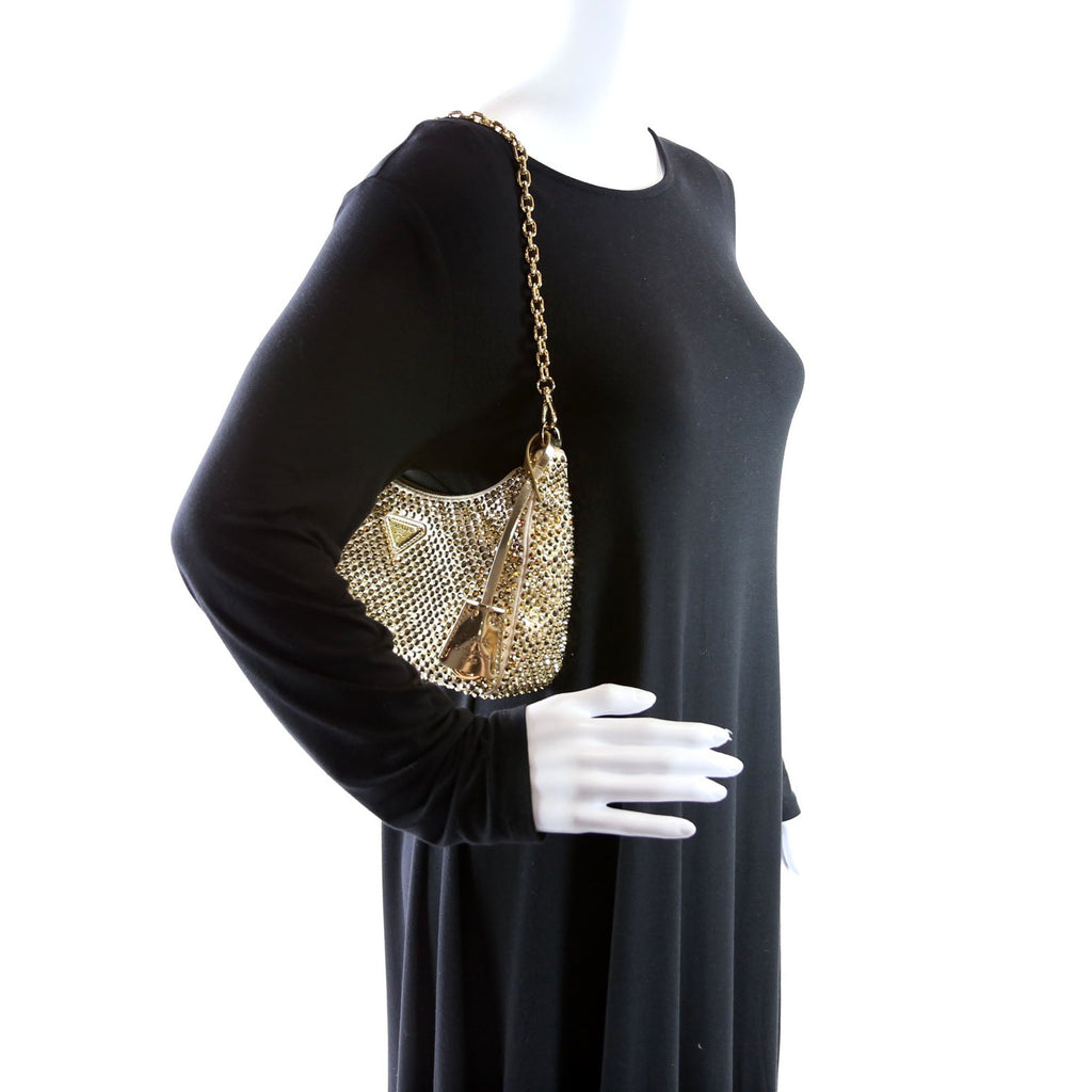 Satin Crystal Re-Edition 2005 Shoulder Gold