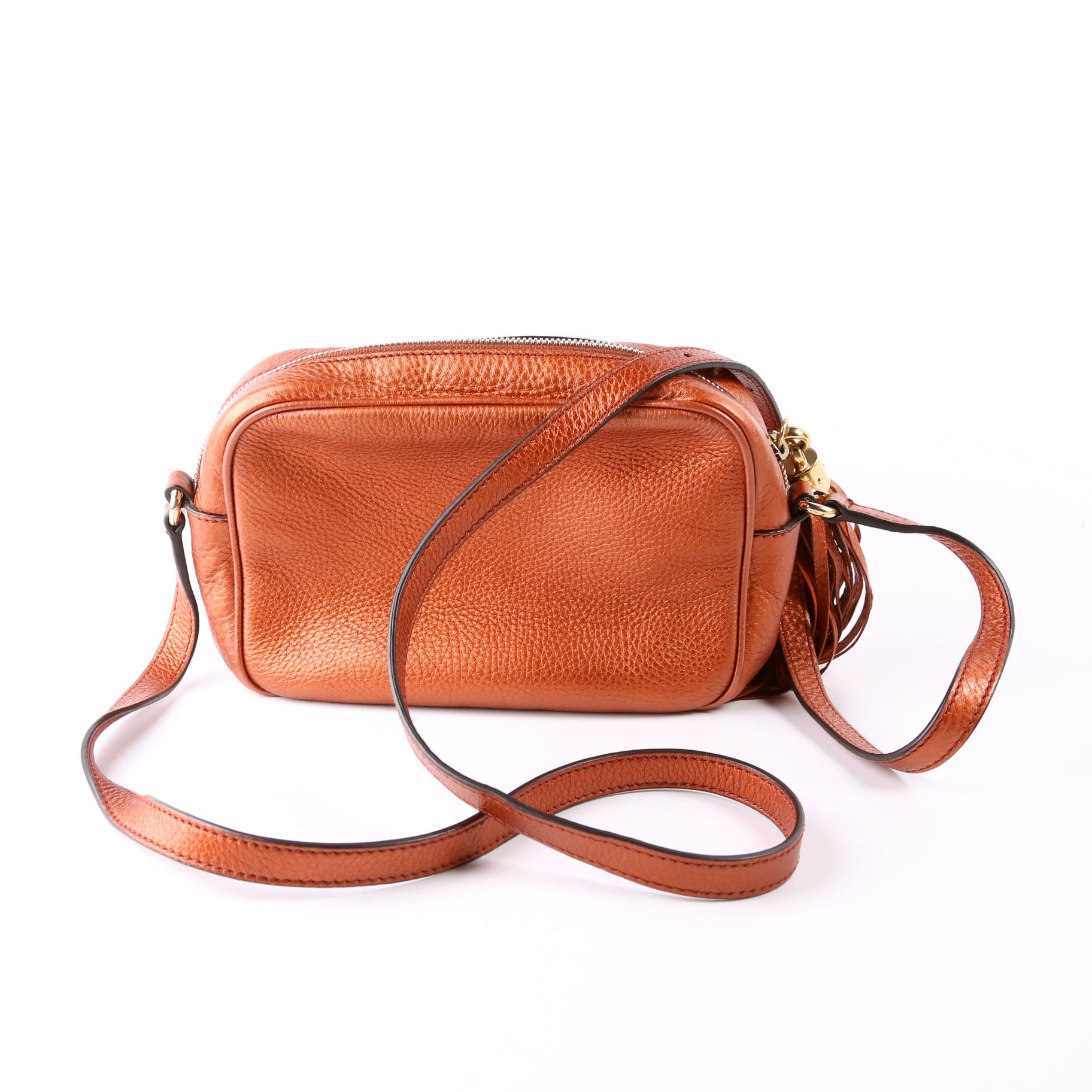 Gucci 308364 Soho Disco Crossbody Bronze