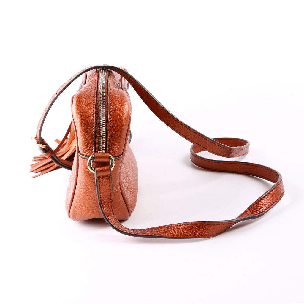 Gucci 308364 Soho Disco Crossbody Bronze