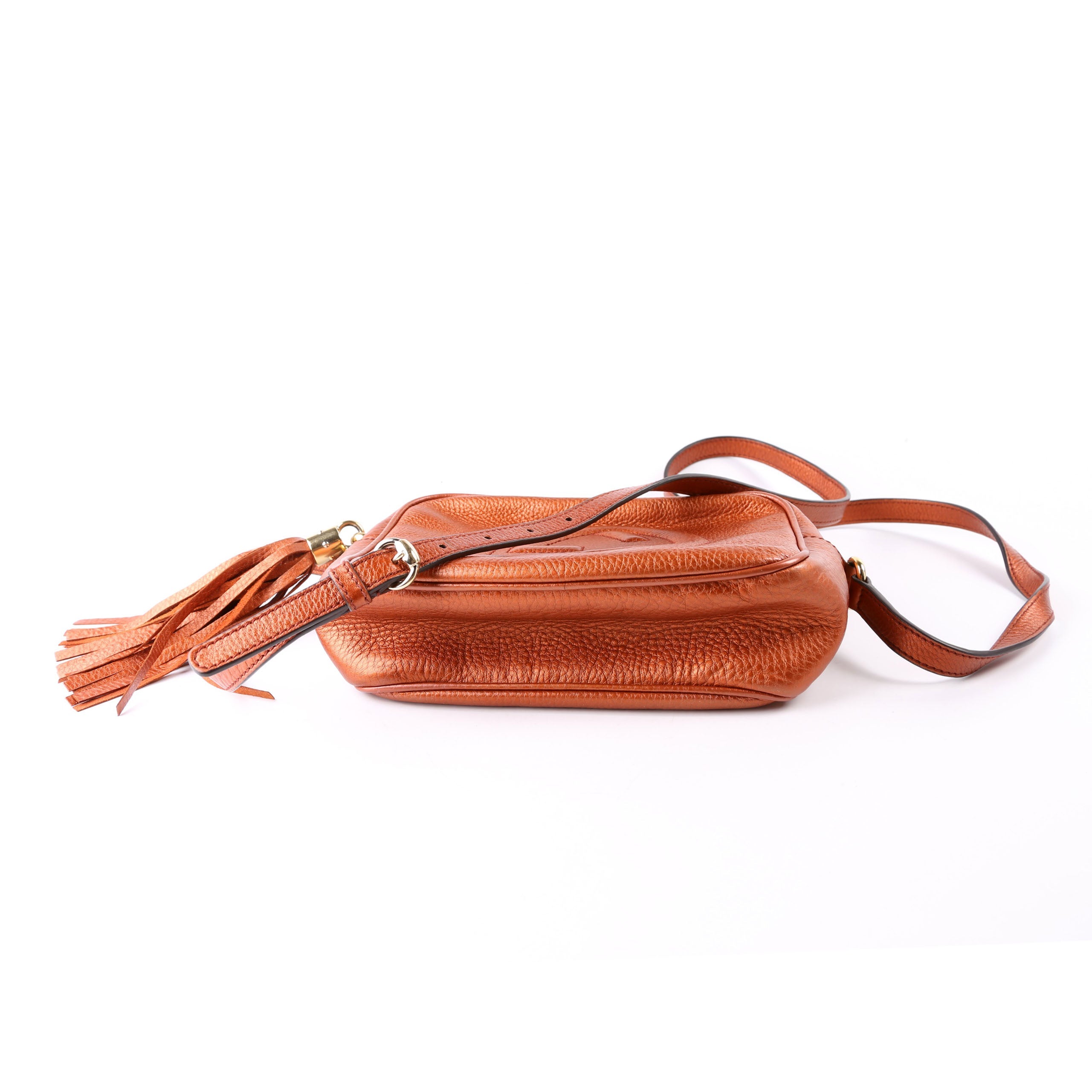 Gucci 308364 Soho Disco Crossbody Bronze