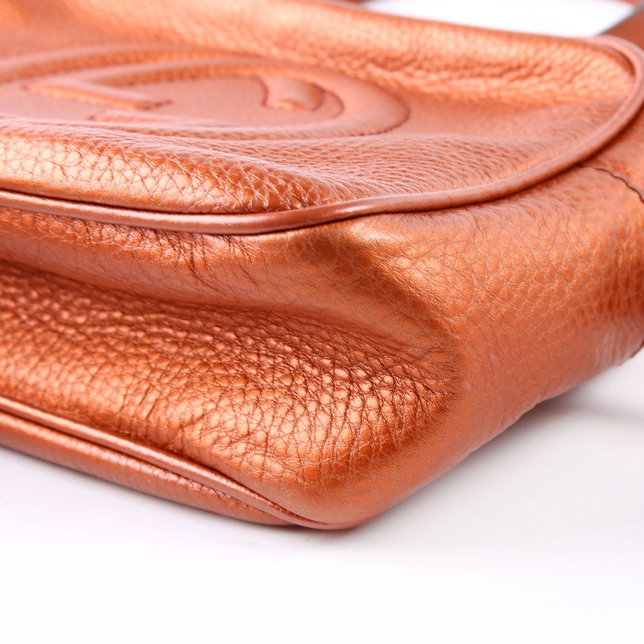 Gucci 308364 Soho Disco Crossbody Bronze