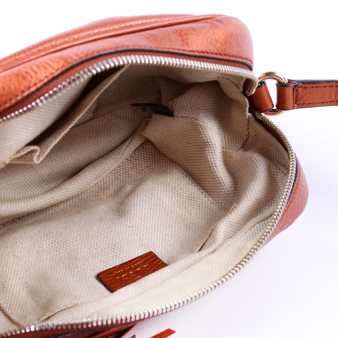 Gucci 308364 Soho Disco Crossbody Bronze