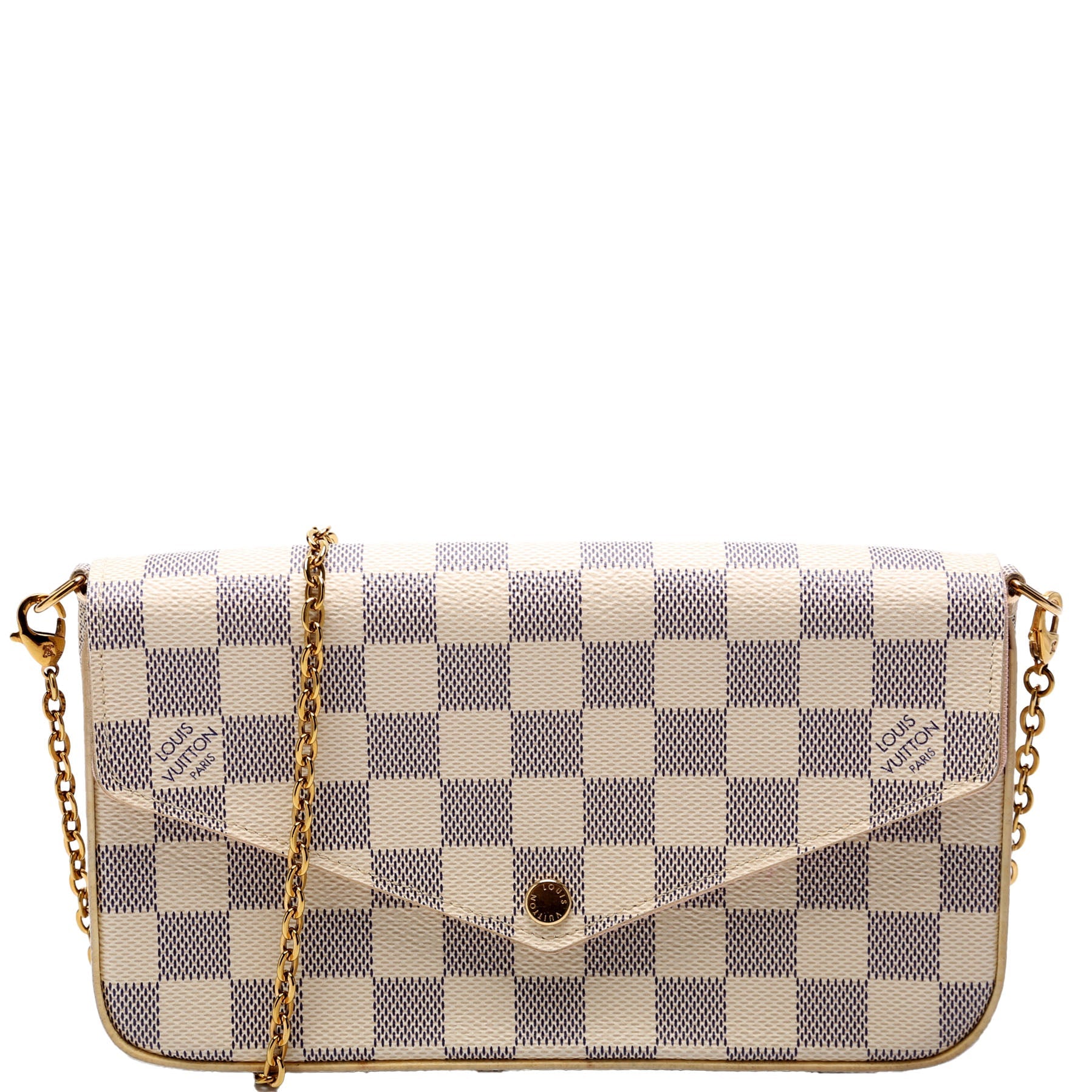 Pochette Felicie Damier Azur