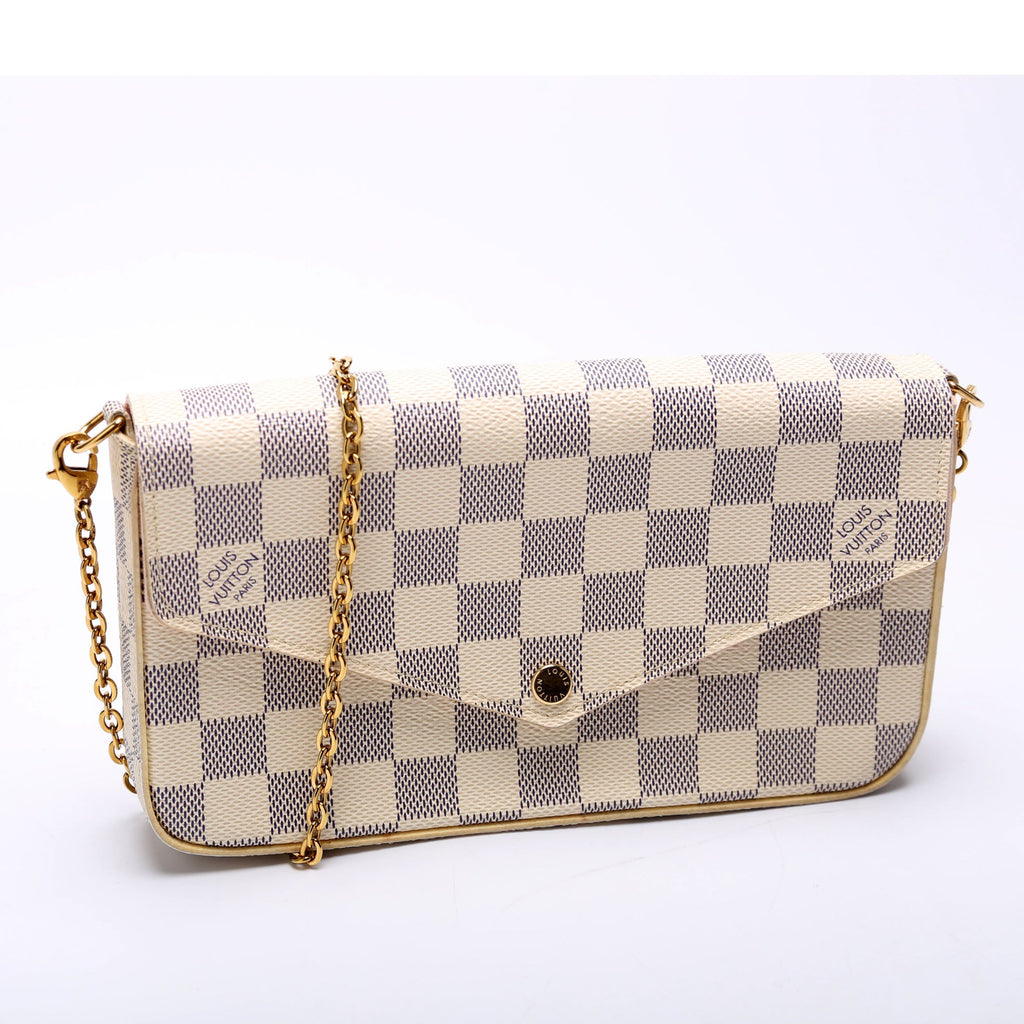 Pochette Felicie Damier Azur