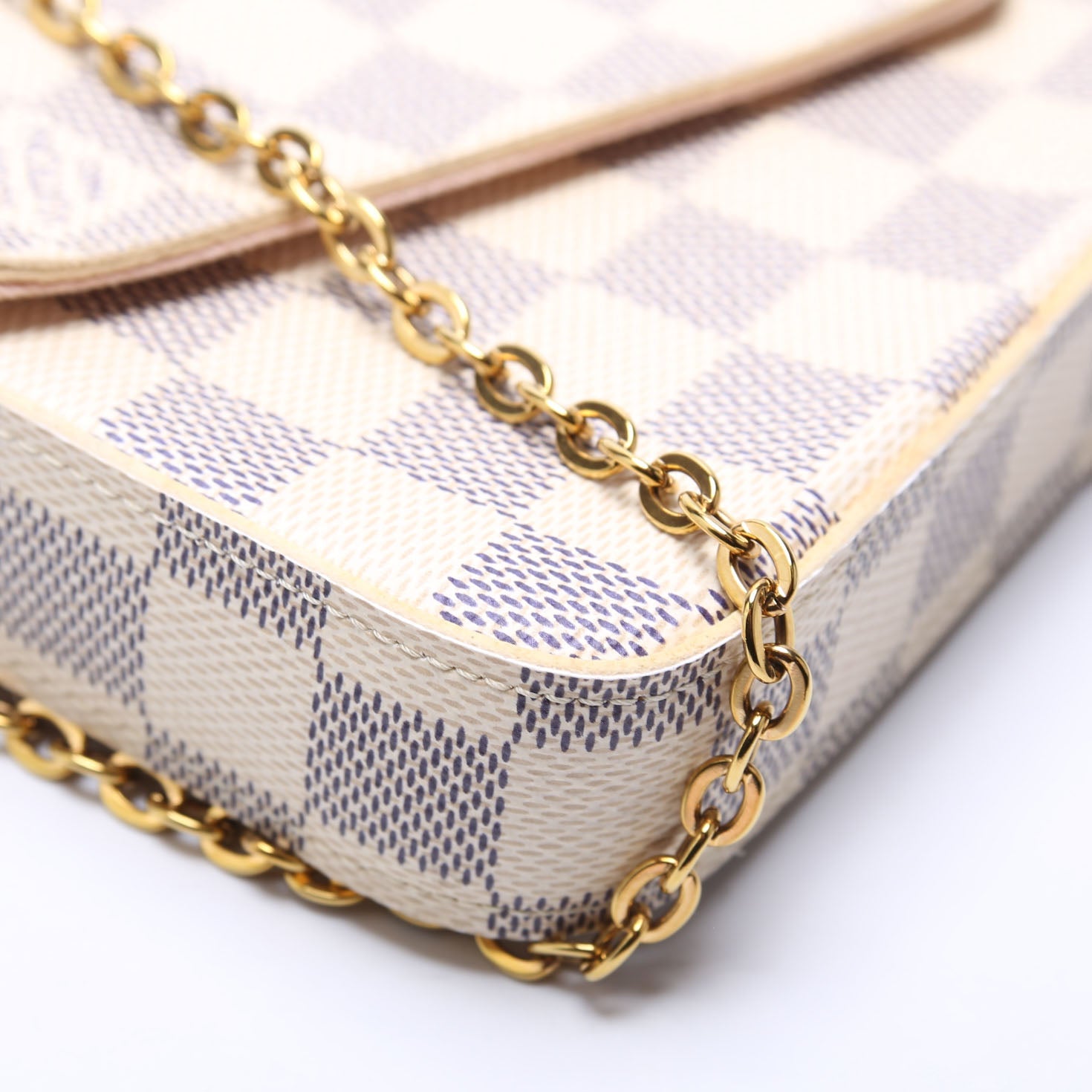 Pochette Felicie Damier Azur